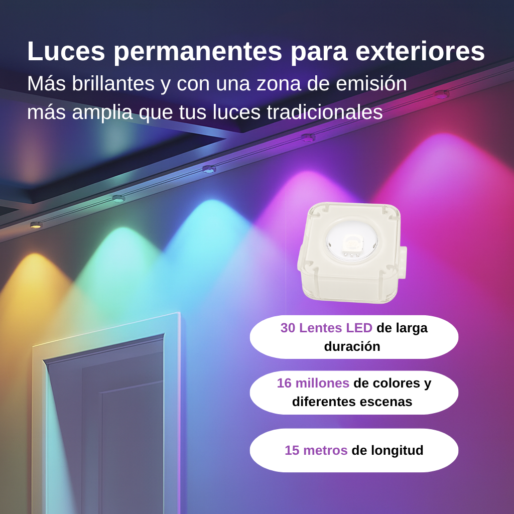 SmartLight™ Iluminación Permanente Para Exteriores