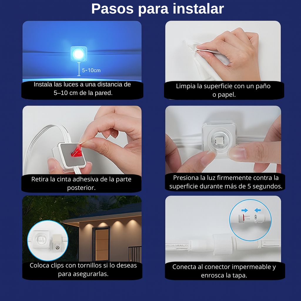 SmartLight™ Iluminación Permanente Para Exteriores